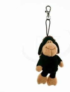 Nici 24651 Schlüsselanhänger Mit Karabiner Schwarzes Schaf Ca 12cm Schlenker