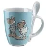 Nici 30052 Tasse Jolly Mäh Wolf Hugo & Schaf Rosa Blau Mit Löffel Porzellan