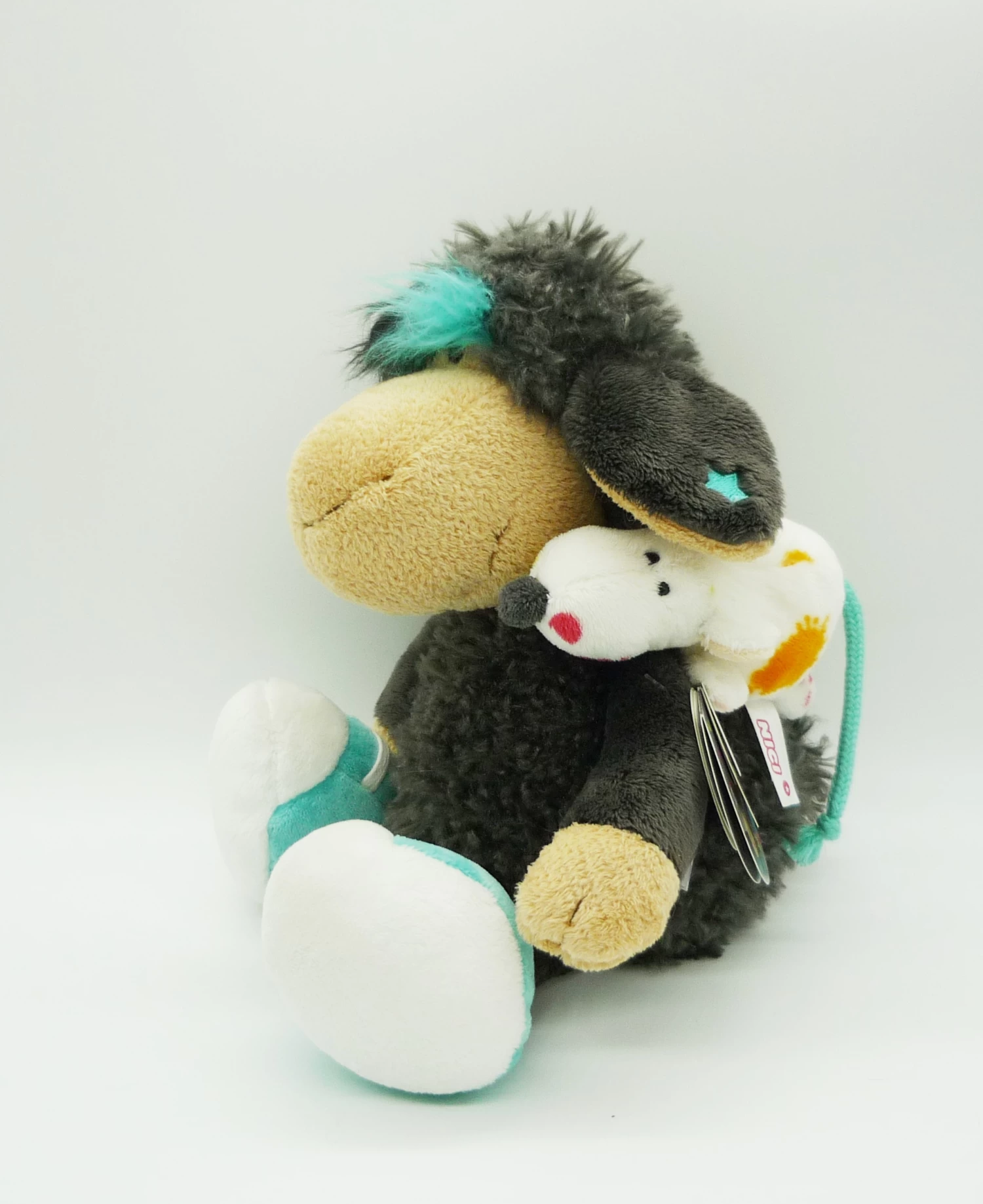 Nici 37068 Schaf Jolly Leroy 30cm Mit MagNICI Ratte Schlenker Plüsch Kuscheltier 3 Nici 37068 Schaf Jolly Leroy 30cm Mit MagNICI Ratte Schlenker Plüsch Kuscheltier – Bild 3